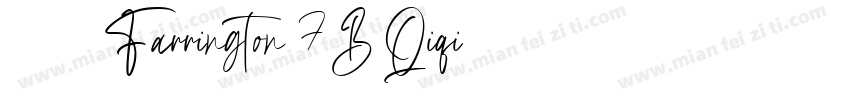 银行卡卡号字体(Farrington 7B Qiqi )字体转换